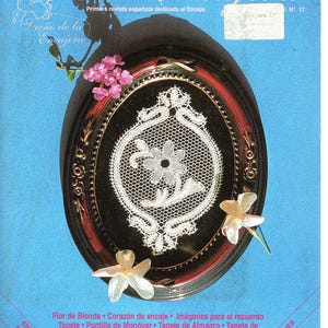 Close Out La Encajera Book #17. Spanish w/trans & Patterns in varying difficulty w/Diagrams Rare OOP 16.50 Great Swan in Torchon Bobbin lace
