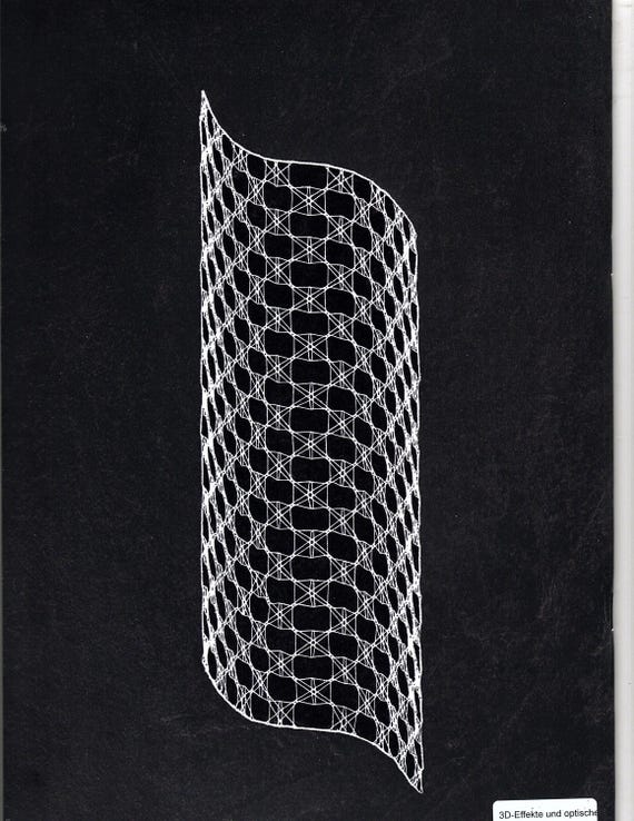 NEW Bobbin Lace 3D Effects & Optical Illusions - Book by