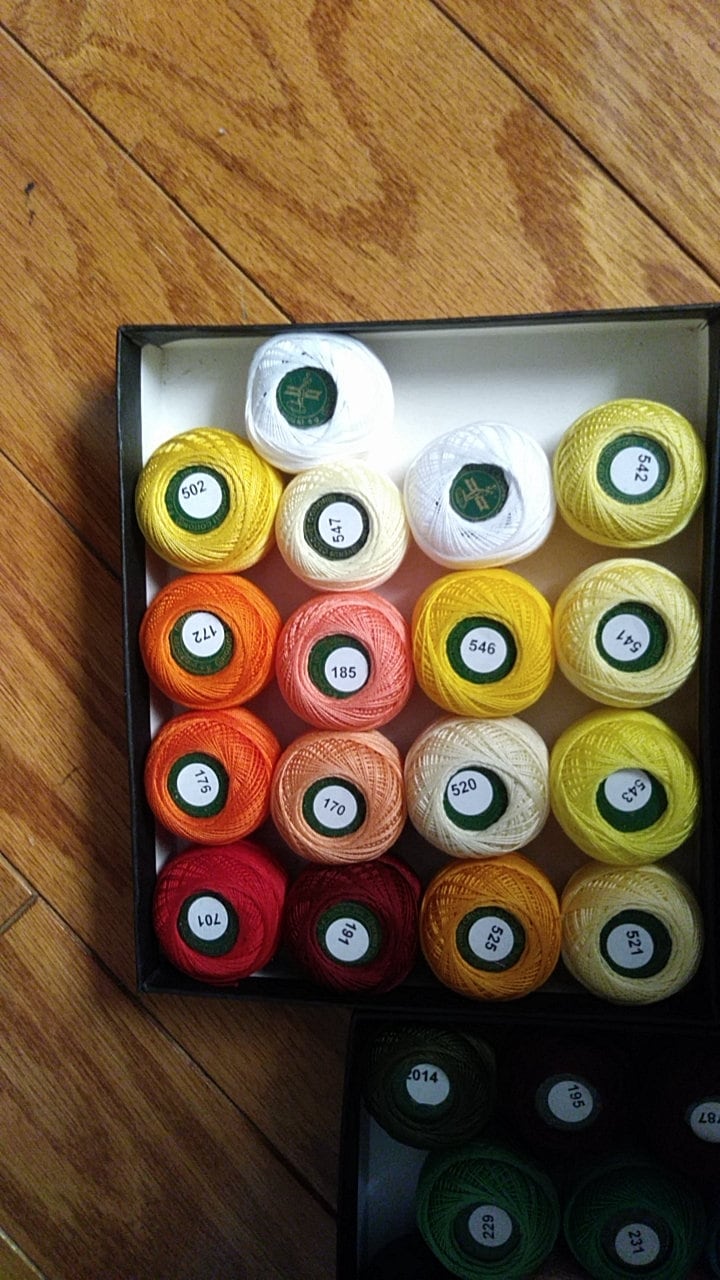 Cotton Lace Threads for Tatting & Bobbin Lace 3.50 Each Venus 5g Approx ...