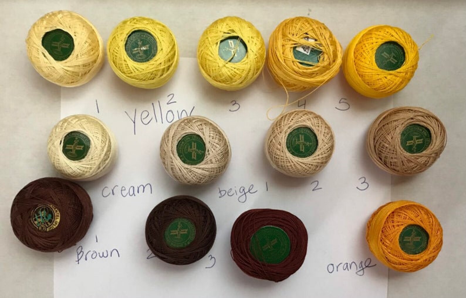 Cotton Lace Threads for Tatting & Bobbin Lace 3.25 Each Venus Etsy