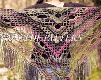 PDF Pattern: Geknotete Magic-Schal - Ganzjahresschal