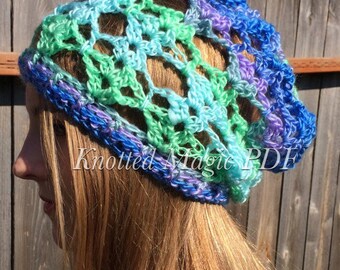 PDF Dragonfly Slouch Hat, slouch hat pattern, crochet hat pattern, crochet PDF, All season slouch, hippie hat,