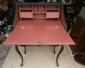 Ladies Serpentine Front Writing Bureau - Upcycled - Shipping Not Included