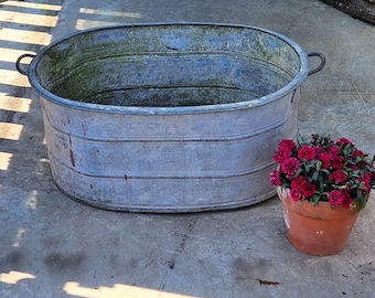 Jardinière de bain Continental galvanisée