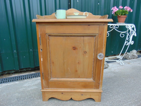 Small Rustic Pine Cupboard Etsy UK