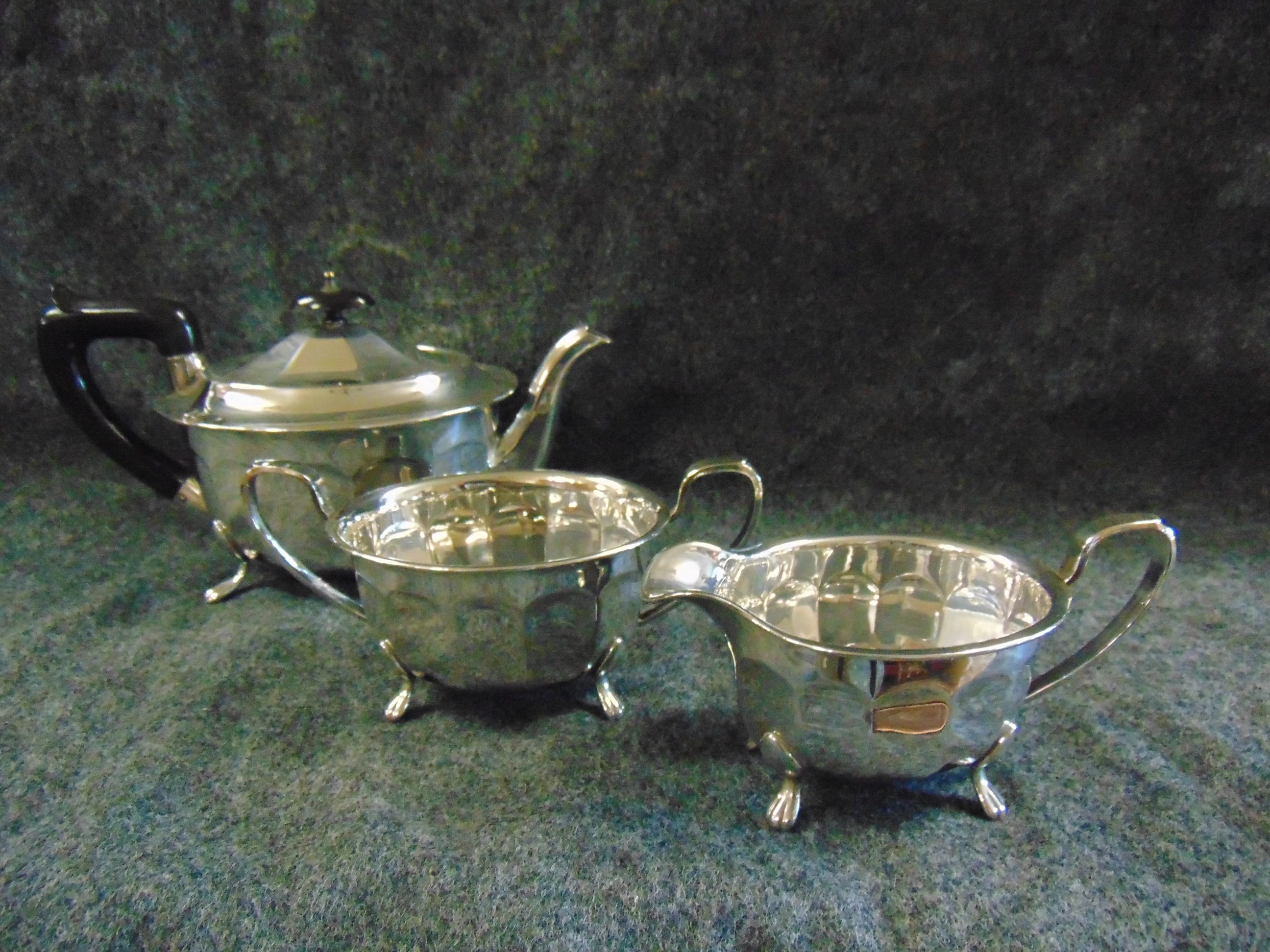 Silver Plate Regency Style Teapot Milk Jug and Sugar Bowl Etsy UK