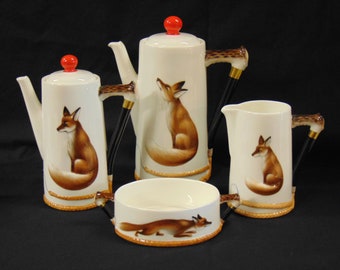 Royal Doulton Reynard The Fox Complete Coffee Service H4927 - Etsy 