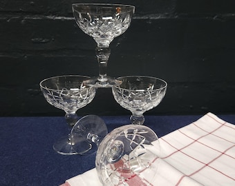Lot de 4 coupes à champagne/cocktail