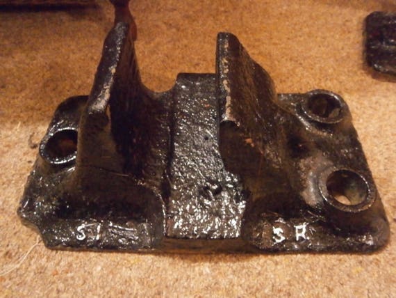 Cast Iron Rail Chair For Southern Railway Vintage Etsy