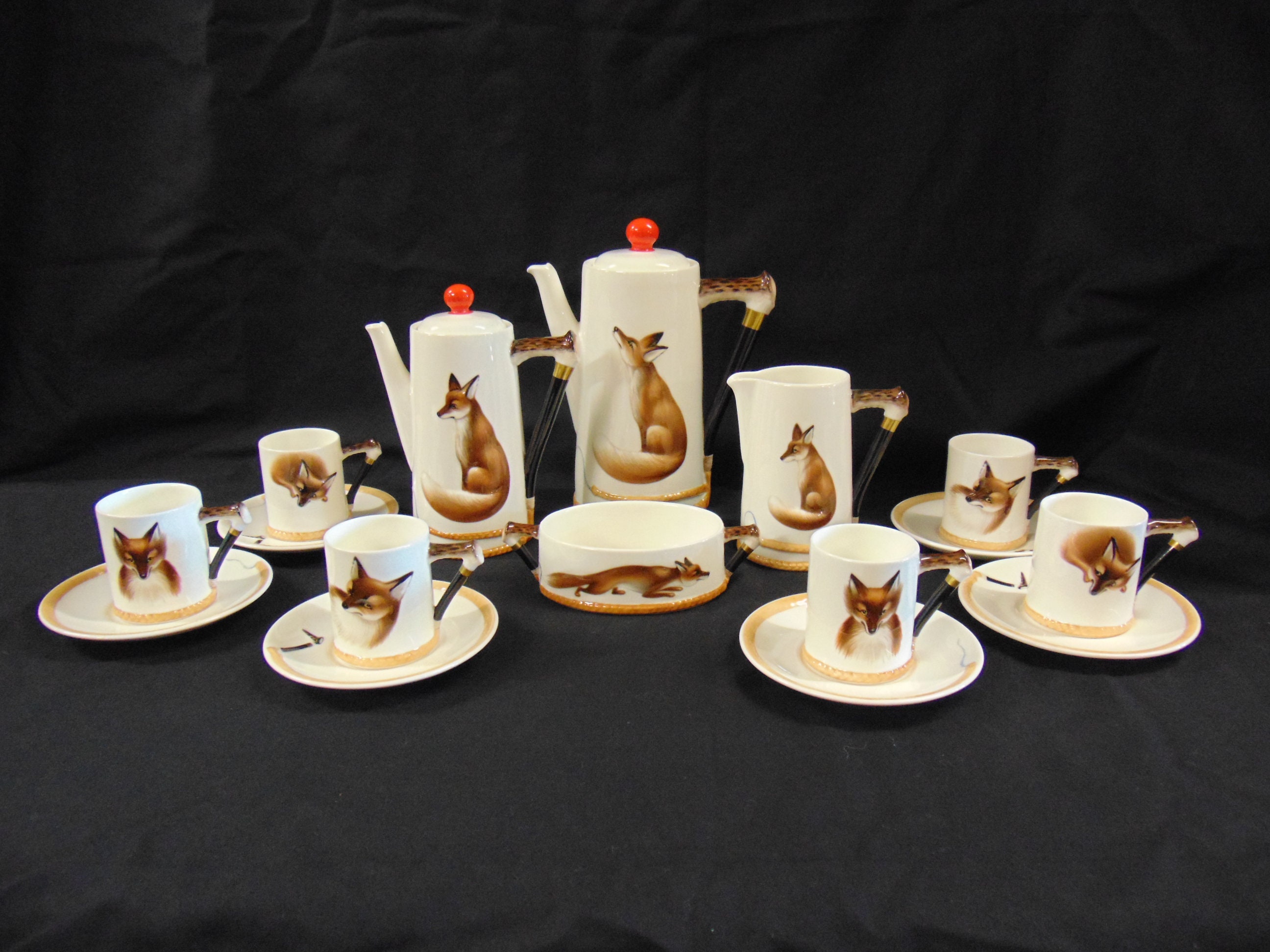 fox tea set
