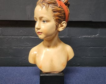 Buste d'enfant français du début du XXe siècle