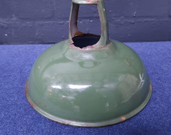 Green Enamel Industrial Ceiling Light Shades