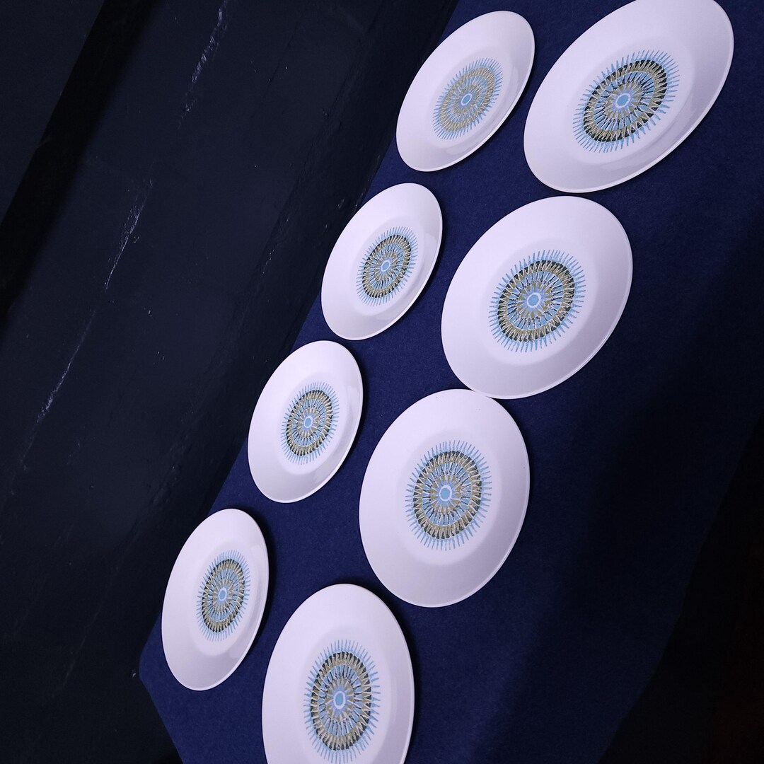 J G Meakin Aztec, Set of 8 Side Plates - Etsy