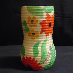 Art Deco Wade Heath Hand Painted Vase