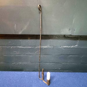 Welsh Hanging Rushlight and Candle Holder, circa late 18th Century