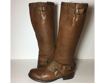 frye jenna studded boots