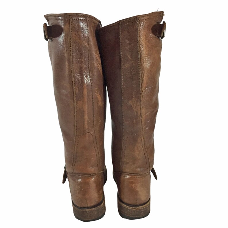 slouch moto boots