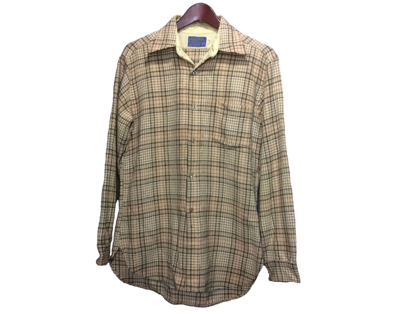 beige flannel shirt mens