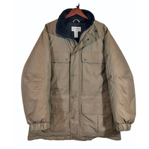 L.L.Bean Khaki Utility Parka Men&#39;s Size L