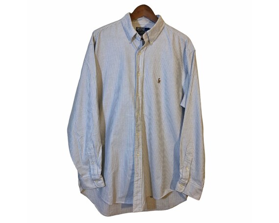 POLO RALPH LAUREN Blue White Striped 