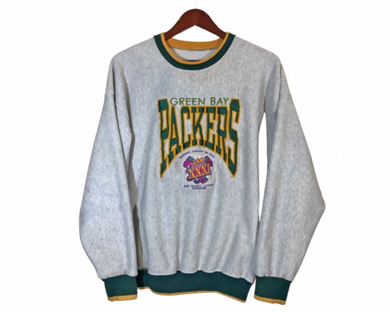 GREEN BAY PACKERS Super Bowl 31 Gray Embroidered … - image 1
