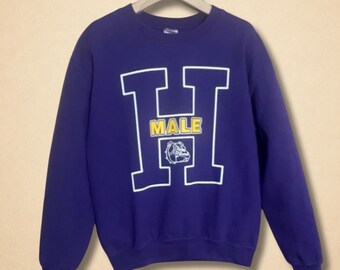 Vintage Gonzaga Bulldogs NCAA Purple Sweatshirt Size S