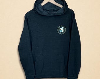 Vintage 90s Hurley Florida Tourist Dark Gray Hoodie Size M
