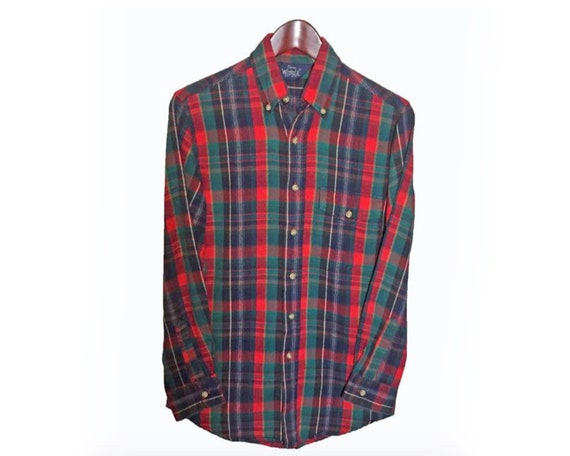 WOOLRICH Red Green Buffalo Flannel 