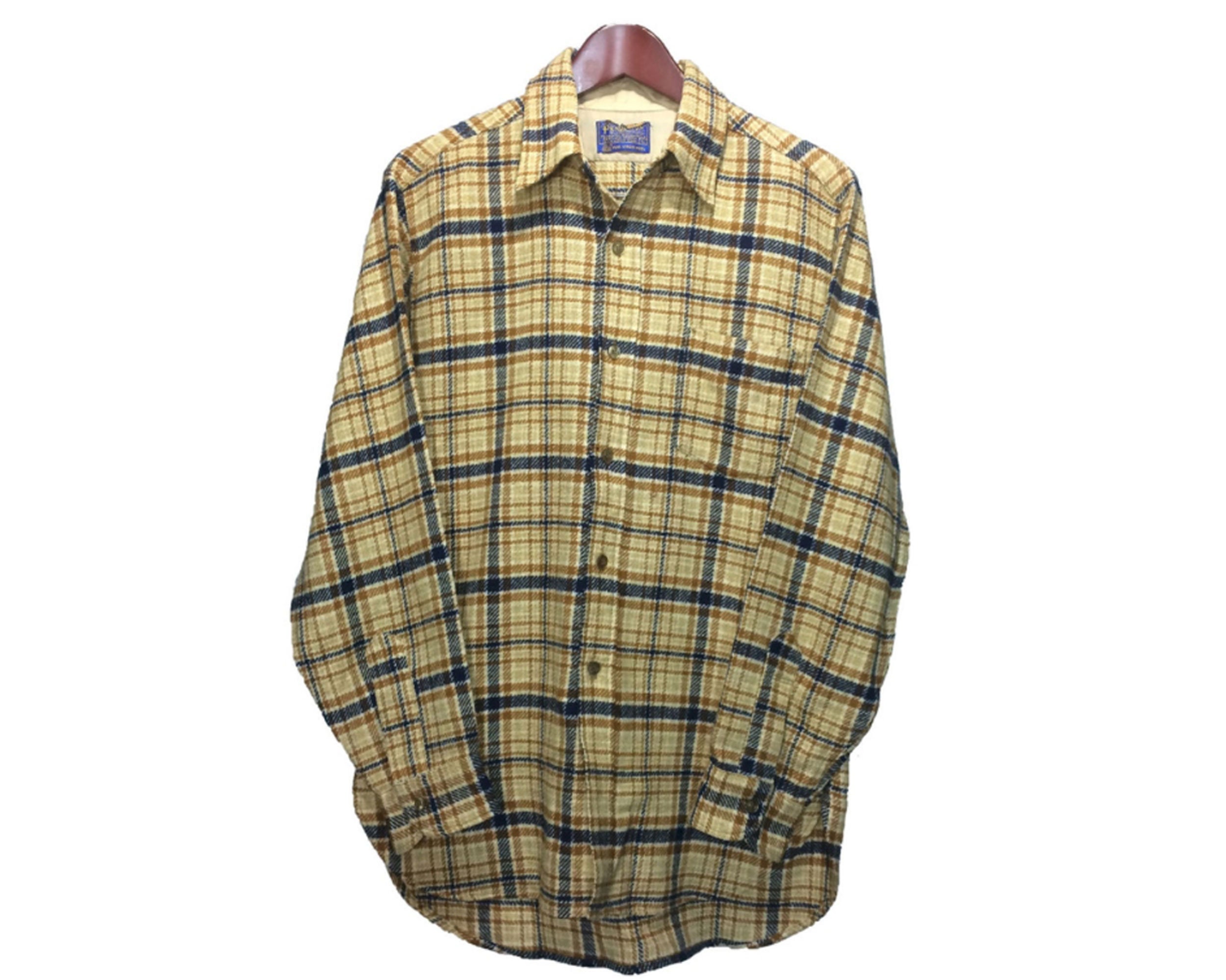 PENDLETON Vintage 70's Wool Western Shirt Men's Size | Etsy
