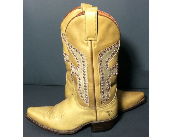 frye gold boots