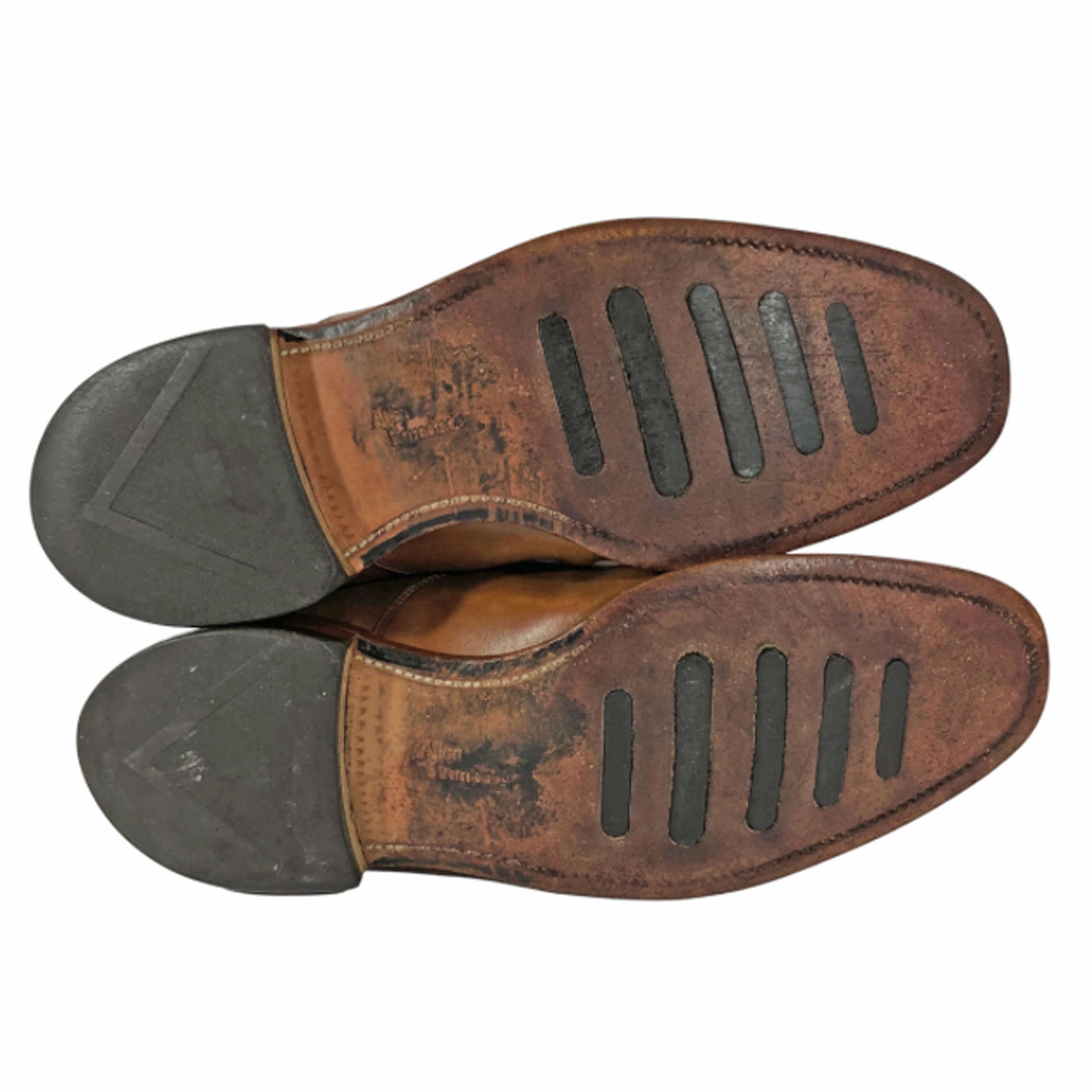 Allen Edmonds Dryden Cap Toe Brown Leather Oxford Shoes Size 