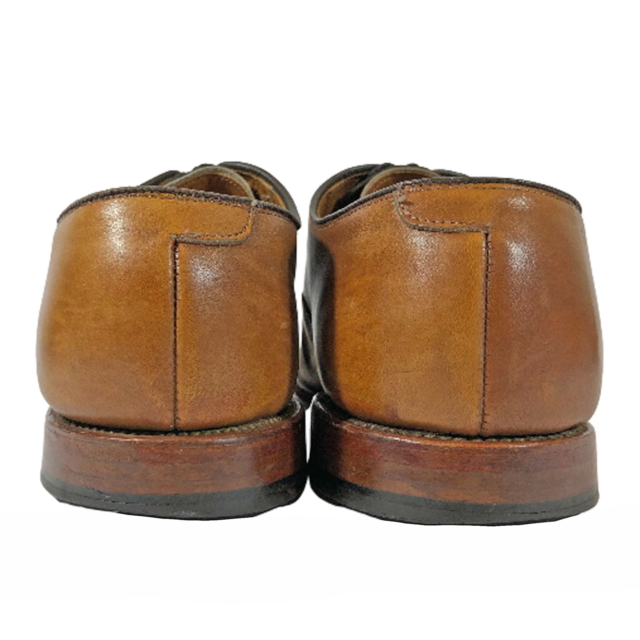 Allen Edmonds Dryden Brown Oxfords Shoes  Sz 9.5 D For Men Made In USA Very Good Allen Edmonds Dryden Cap Toe Brown Leather Oxford Shoes Size  main image 4