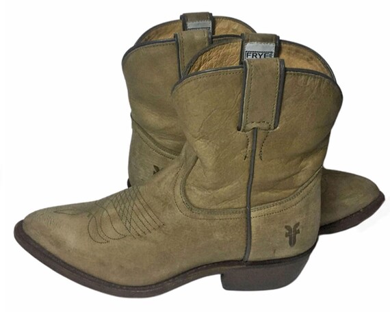frye ankle cowboy boots