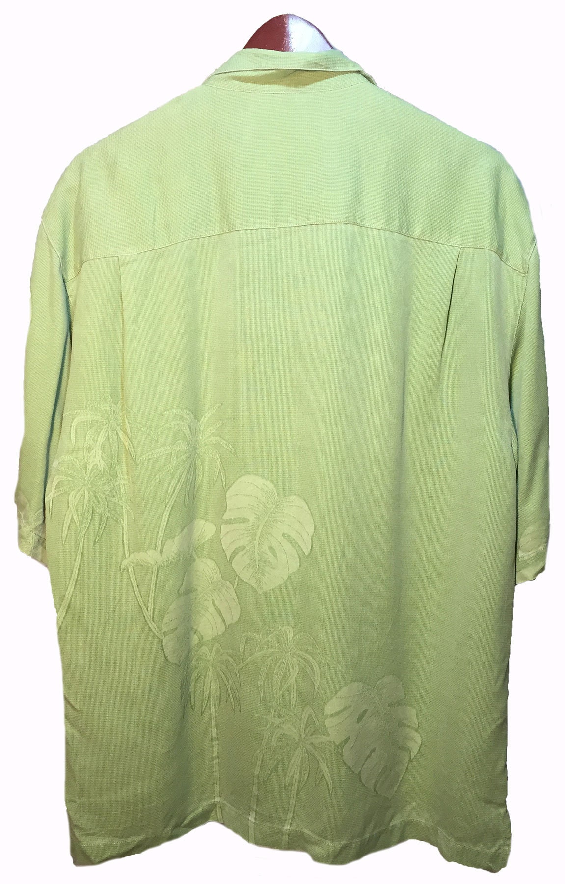 TOMMY BAHAMA Green Floral Silk Hawaiian Shirt Men's Size L - Etsy