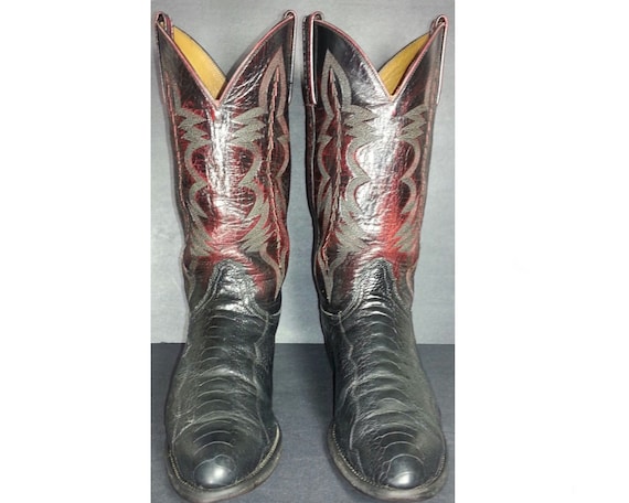 lucchese ostrich leg boots