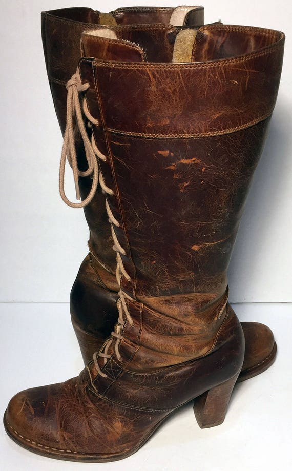 frye villager lace up boots