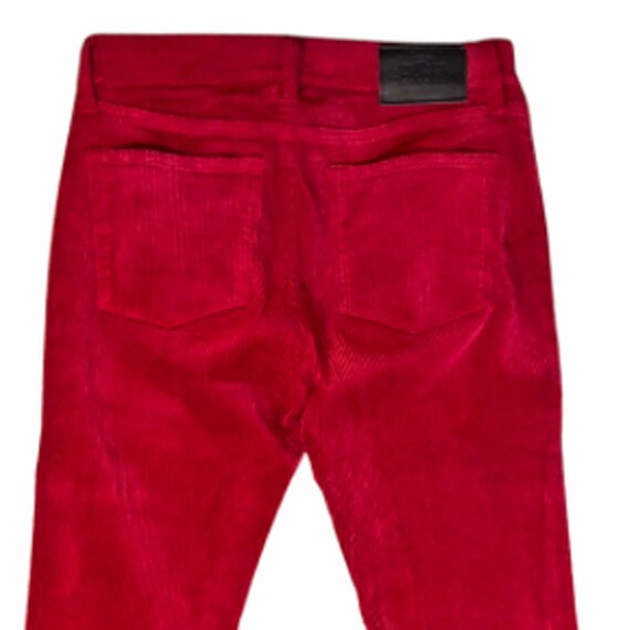 RALPH LAUREN Burgundy Red Corduroy 