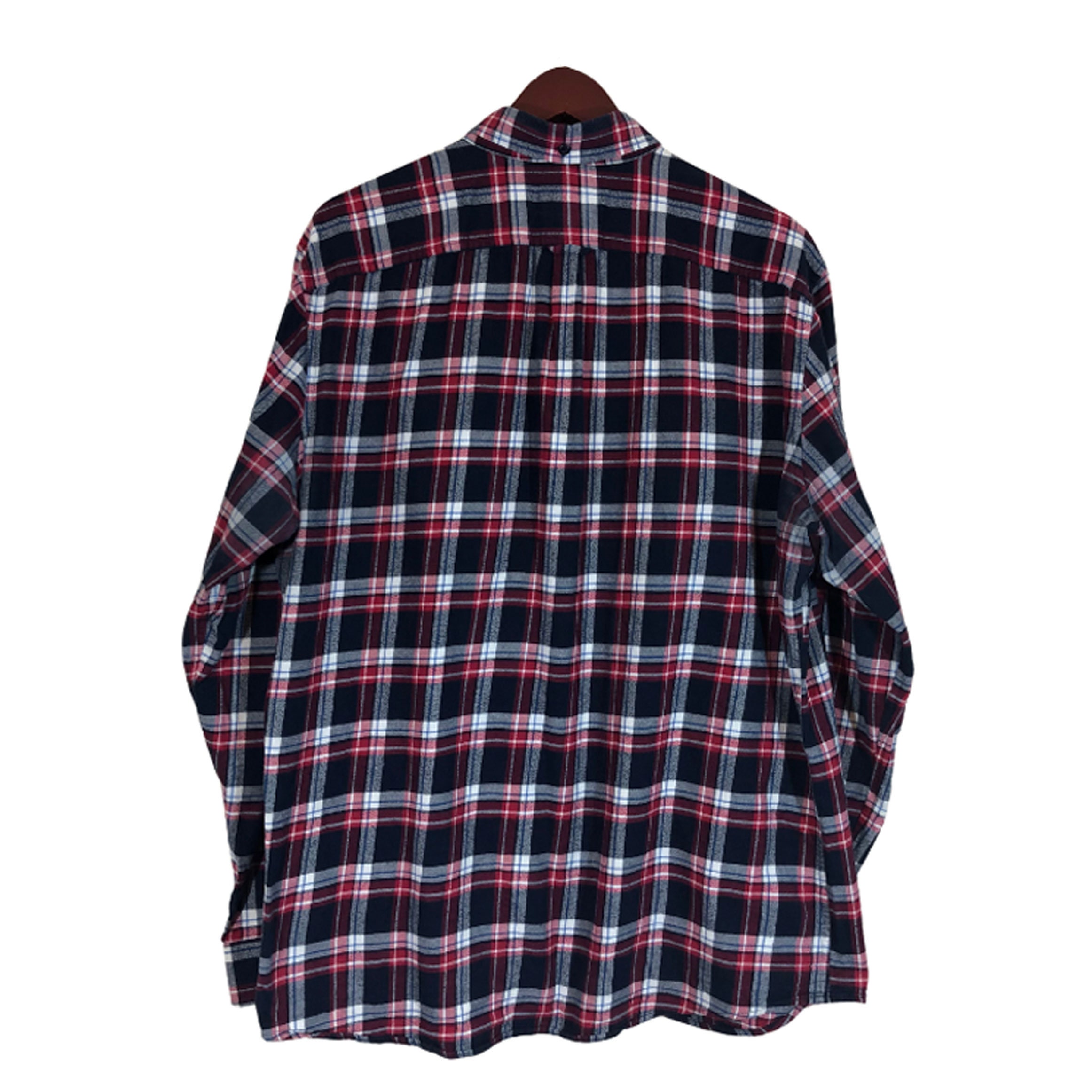 Chemise En Flanelle à Carreaux Rouges LL Bean Pour Homme - Taille M, Manches Longues, Excellente Occasion
