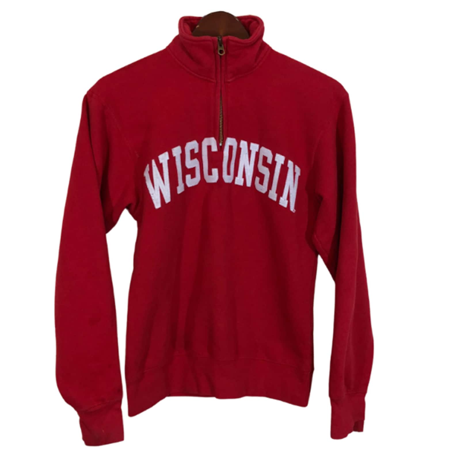 UNIVERSITY of WISCONSIN Madison Badgers Red Sweatshirt Size XL Etsy UK