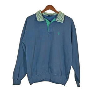 NAUTICA Blue Polo Sweater Size M