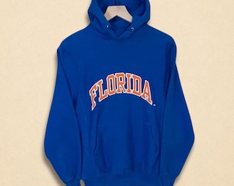 Vintage Florida Gators Steve & Barry's Blue Embroidered Hoodie Size XS