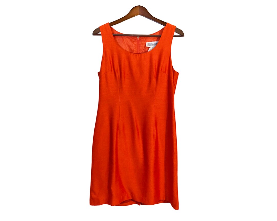 JESSICA HOWARD Red Vintage Shift Dress Size 10 Made in Etsy