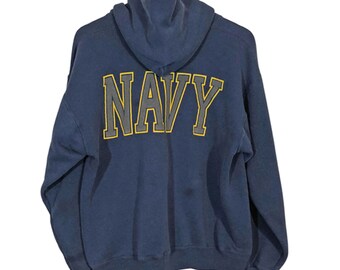 USA製 90s US NAVY Hoodie パーカー Size M UNITED STATES NAVY Vintage 90s Soffe Blue Hoodie Size M