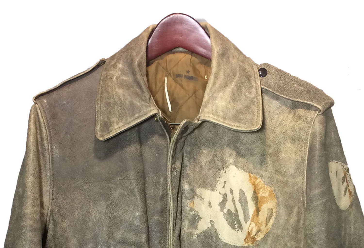 SCHOTT N.Y.C. A-2 KHAKI LEATHER Bomber 