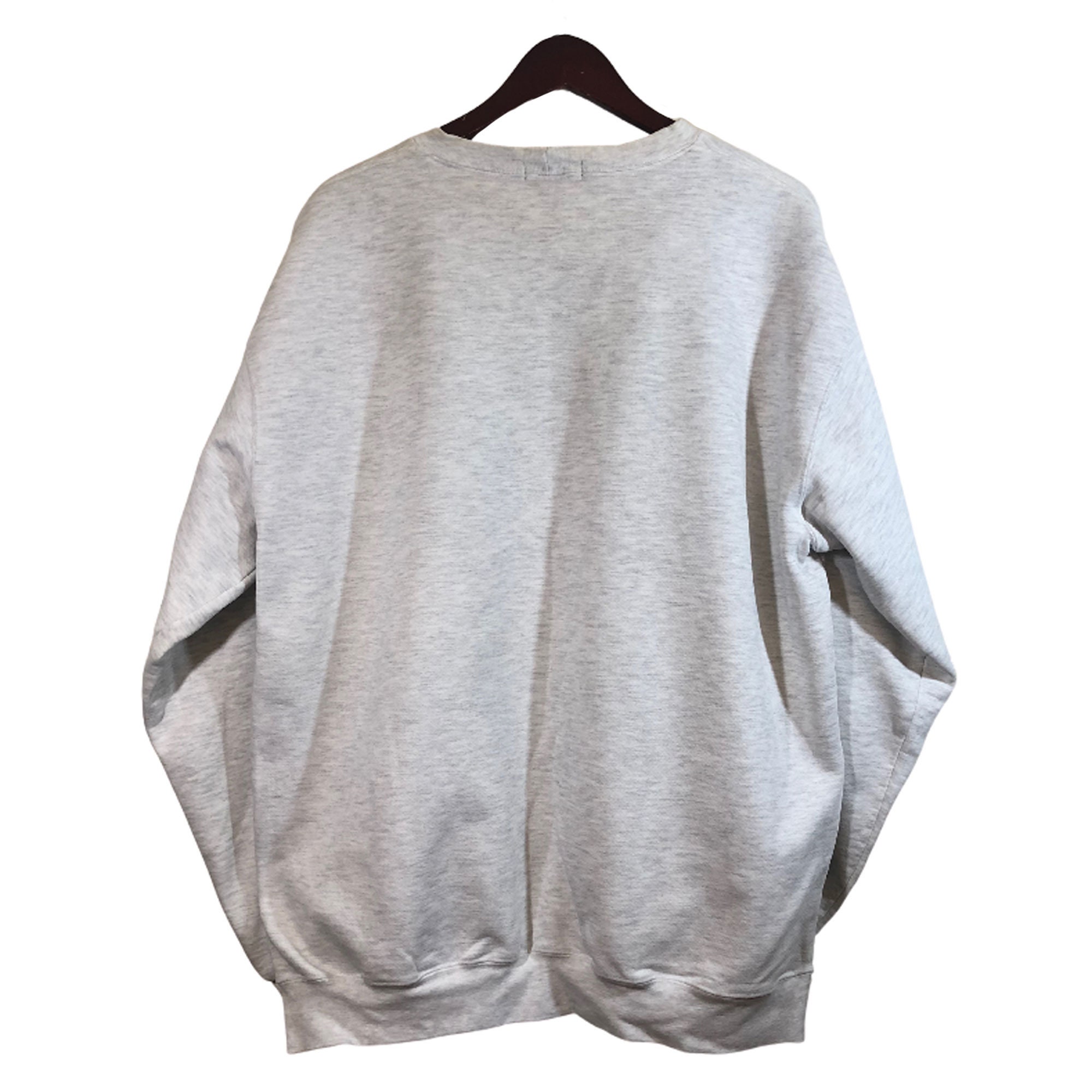 LANDS END GRAY Sweatshirt Men's Size X.L. Crewneck Sweater Sport