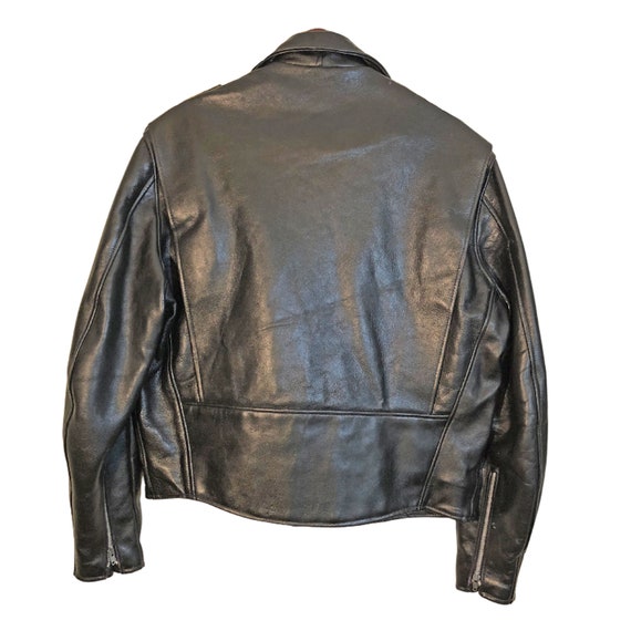 BRIMACO Black Leather Double Rider Motorcycle Jacket … - Gem