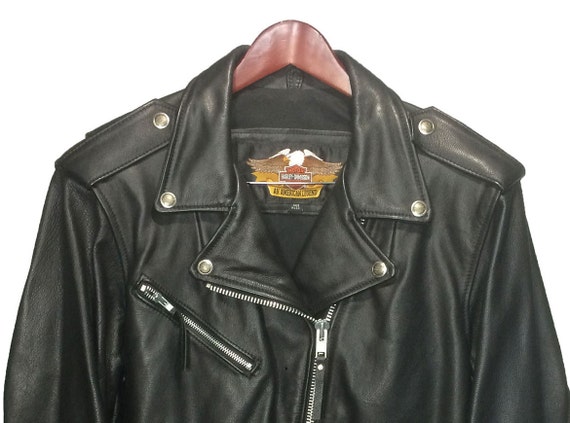 HARLEY-DAVIDSON Double Riders Jacket　M Size L || HARLEY DAVIDSON Double Rider Black Leather Motorcycle