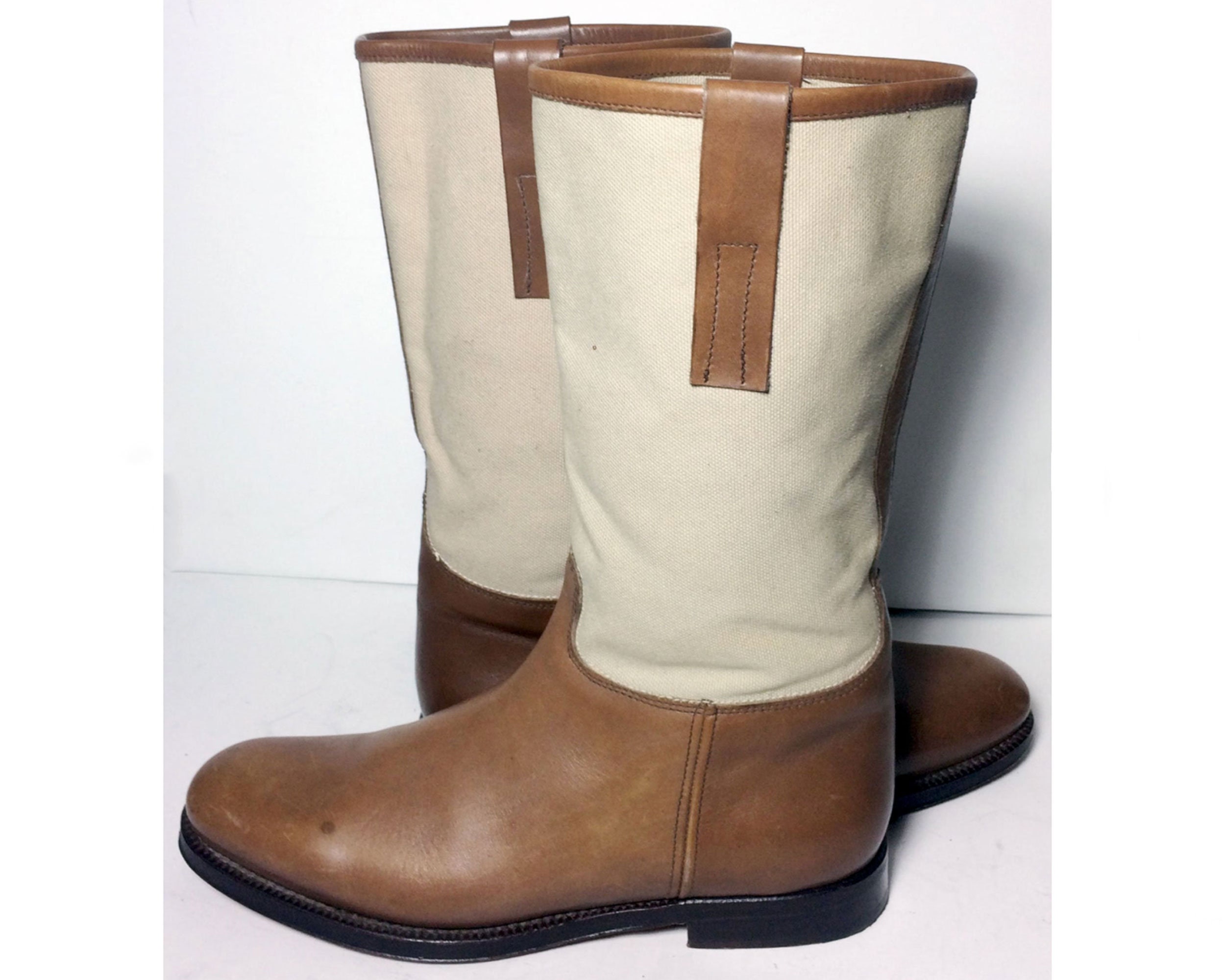 brown riding boots