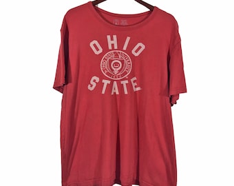 Ohio State University OSU Red T-shirt Size 2XL