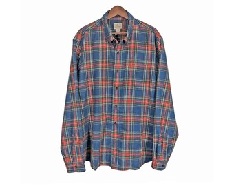 L.L Bean Fleece Lined Flannel Shirt 